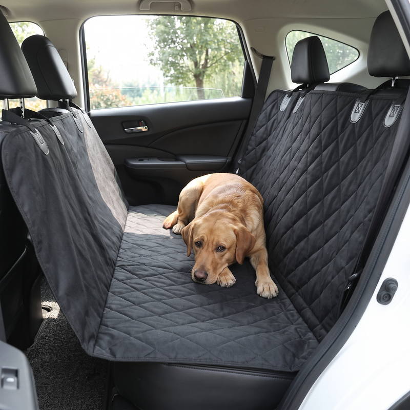 PetPilot Dog Car Seat | Dog Travel Cushion for Car Rear Seat