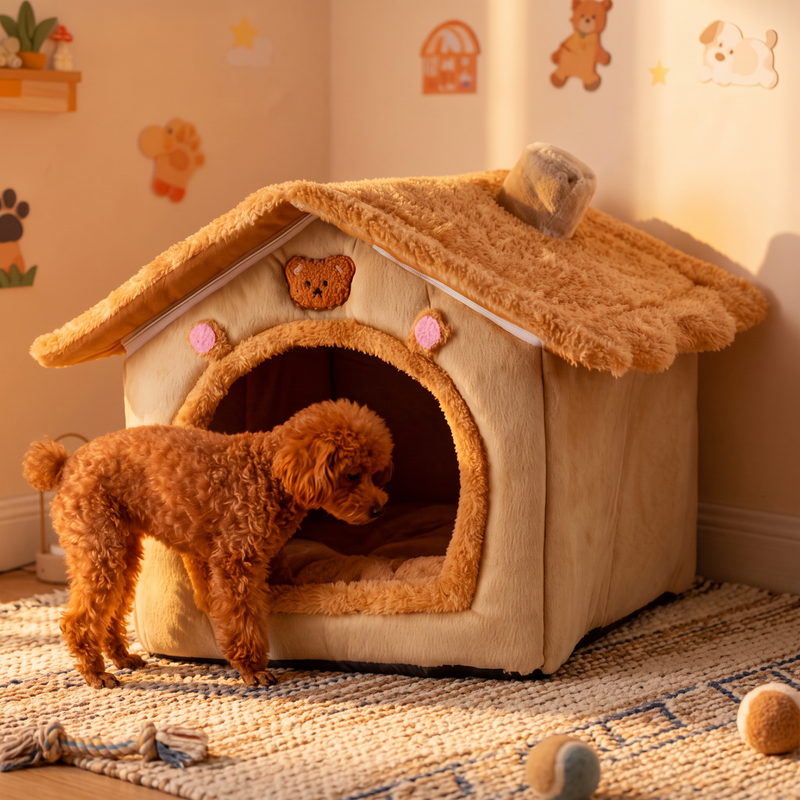 PetPilot Pet Supply | The Perfect Gift for Pet Dogs, Warm Dog Beds for Winter Slee