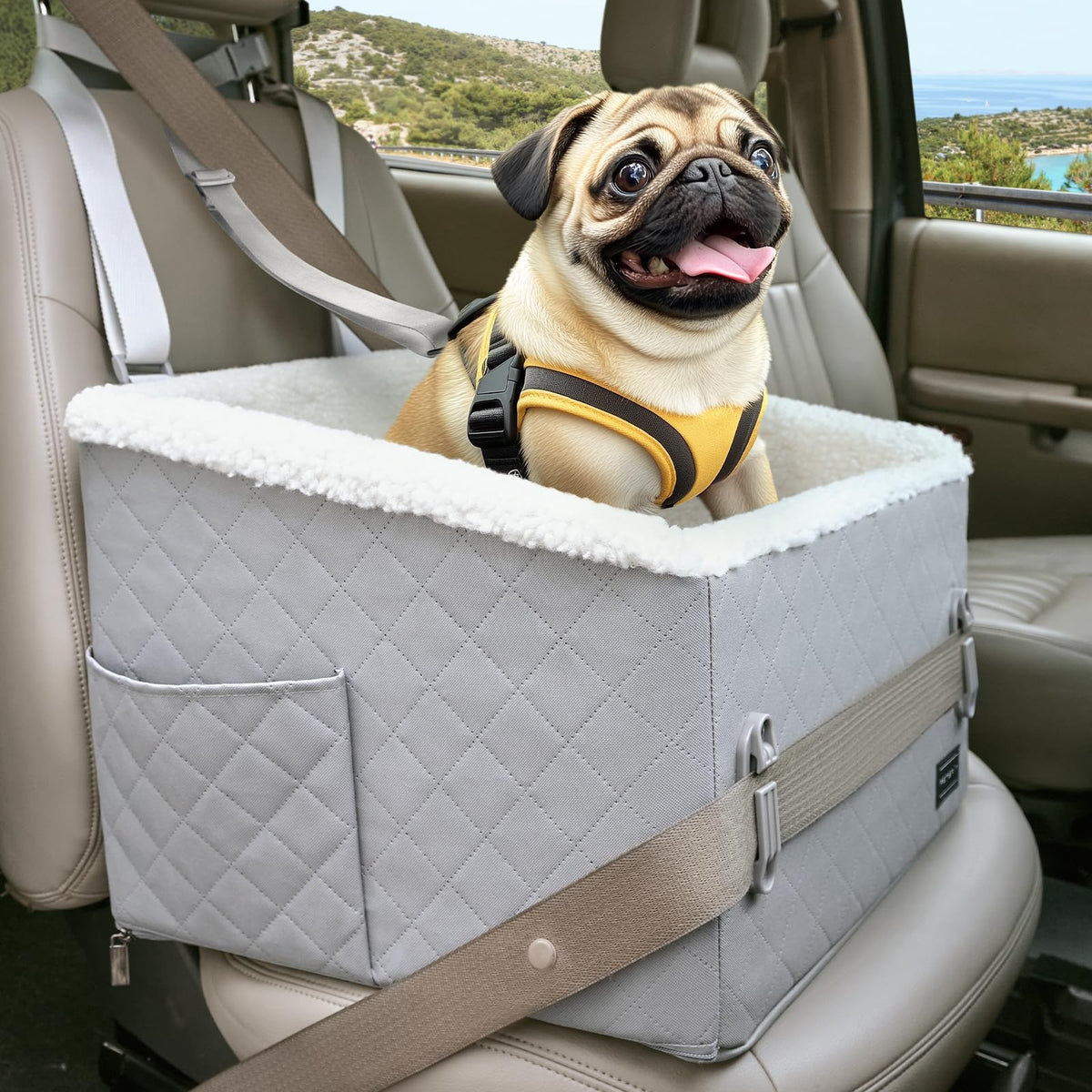 PetPilot Dog Booster Car Seat | Up to 30 lbs, Small