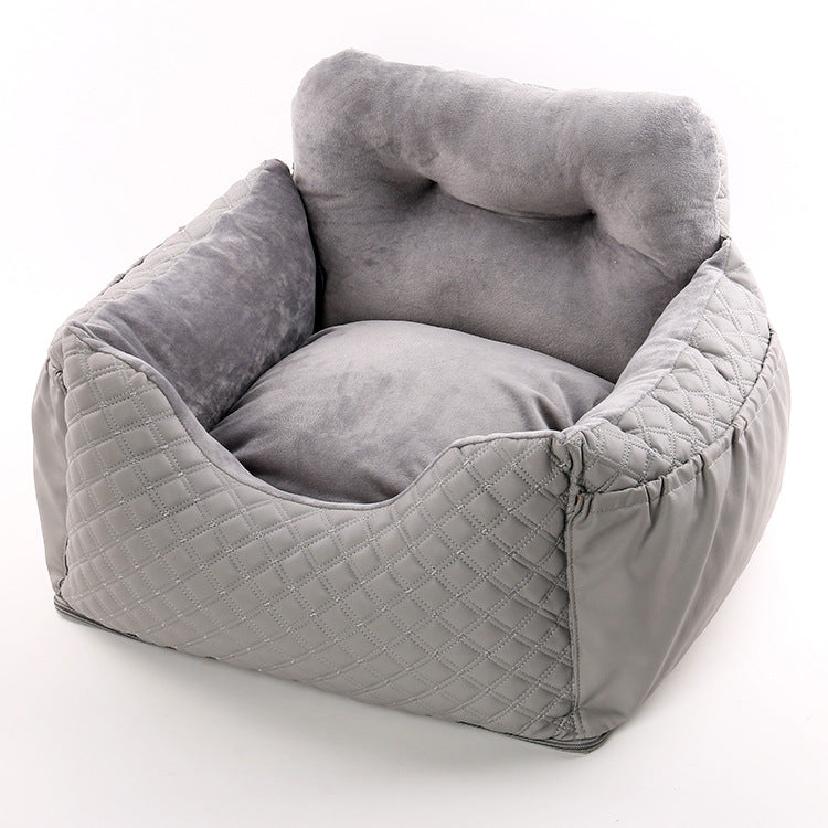 Portable Safety Seat for Pet Dog Car Travel