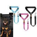 3 Pack Dog Seat Belt for Car Car Headrest Restraint Adjustable Nylon Fabric Dog Restraints Vehicle Seatbelts Harness