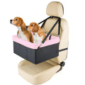 Dog Car Seat Medium Sized Dog Under 30lbs Medium Dog Car Seat with Metal Frame Construction Double Layer Oxford Large Dog Car Seat with Safety Leash Perfect for Medium Large Dogs Cats