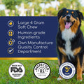 Hemp Calming Chews for Dogs with Anxiety and Stress Dog Calming Treats 90 Chews
