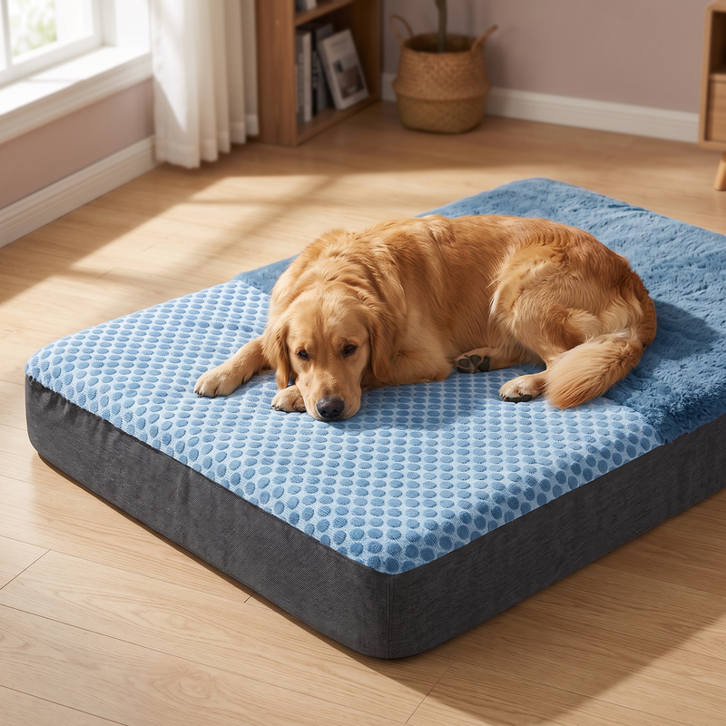 PetPilot Dog Crate Pad | Egg-Crate Foam, Orthopedic, Washable Cover