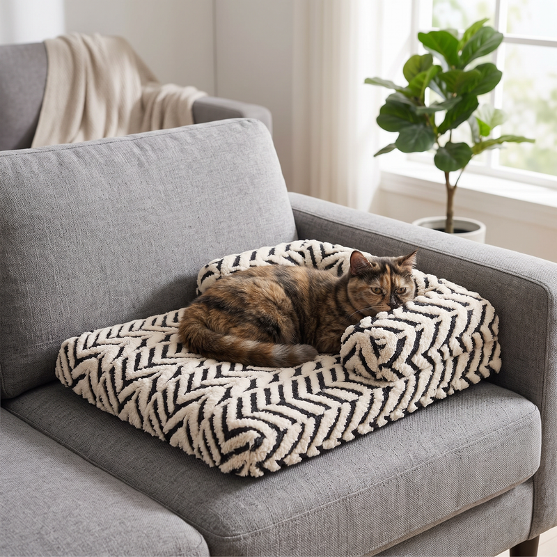 PetPilot Calming Dog Bed | Calming, Washable Cover, Small